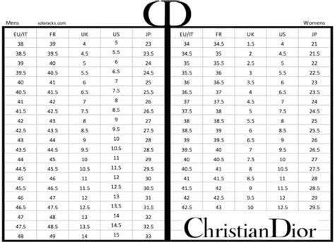 chaussure dior|dior shoe size chart.